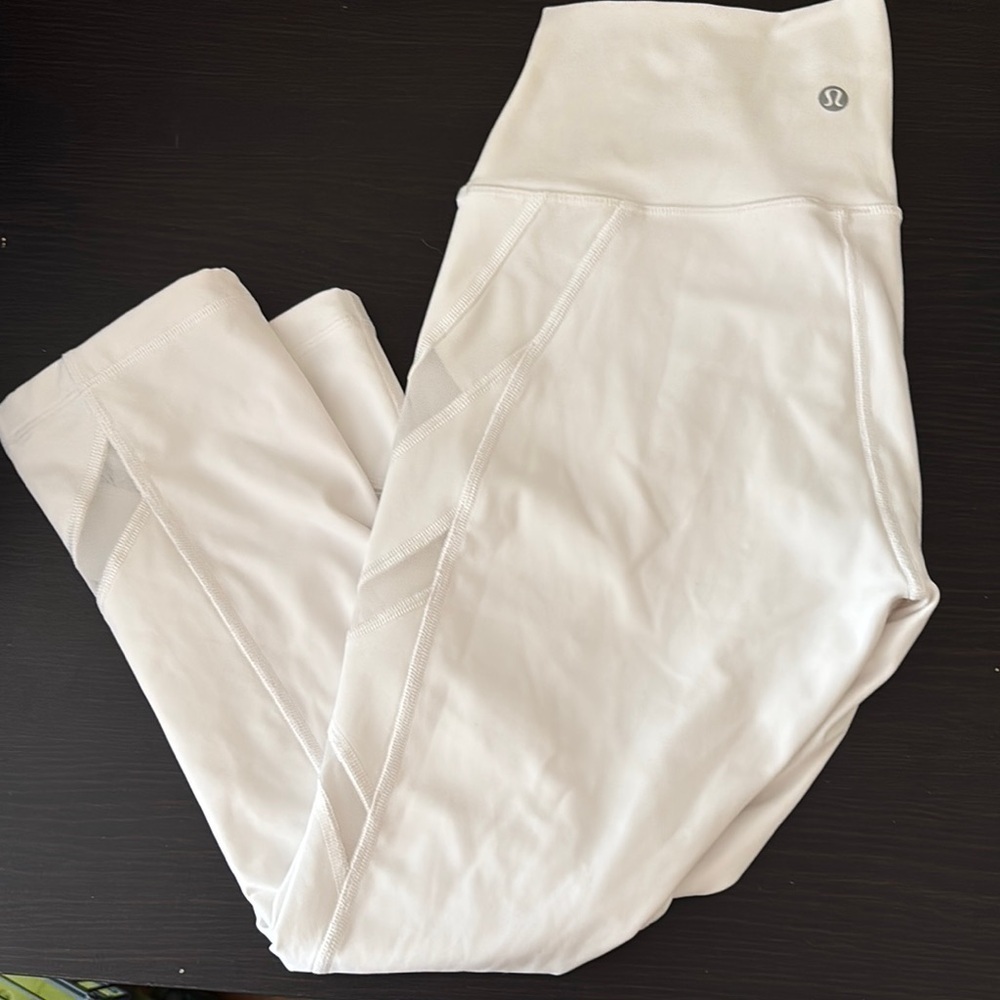 lululemon athletica Off-White Athletic Shorts